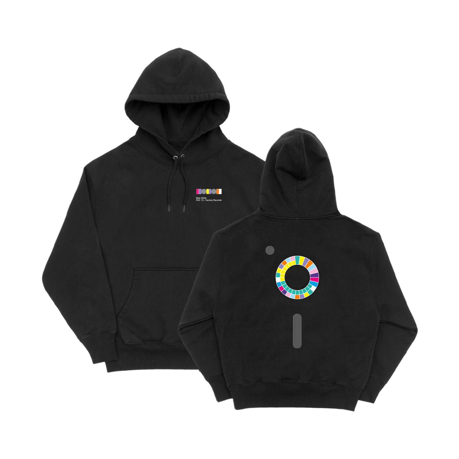 Blue Monday Black Hoodie New Order
